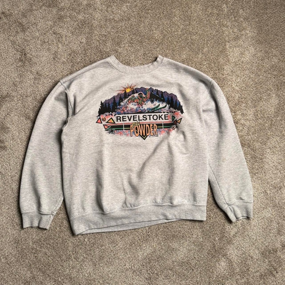 HEATHER GREY VINTAGE REVELSTOKE SWEATSHIRT